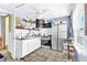 Kitchen with stainless steel appliances and white cabinets at 406 Elm Nw St, Atlanta, GA 30314