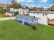 Aerial view showing a blue house and surrounding properties at 406 Elm Nw St, Atlanta, GA 30314