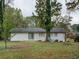 House backyard view, white painted home with green lawn at 1072 Vincent Dr, Forest Park, GA 30297