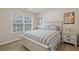 Bedroom with a queen-size bed and window seating at 3333 Castleberry Village Cir, Cumming, GA 30040