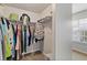 Walk-in closet with ample hanging space and shelving at 3333 Castleberry Village Cir, Cumming, GA 30040