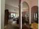 Spacious living room with vaulted ceilings, hardwood floors and arched entryways at 2520 Conley Dr, Cumming, GA 30040