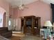 Living room with hardwood floors, and large entertainment center at 2520 Conley Dr, Cumming, GA 30040