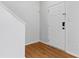 Light and airy entryway with wood-look floors at 2357 Bayrose Cir # 57B, East Point, GA 30344