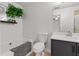 Bathroom with a garden tub, toilet and vanity at 2357 Bayrose Cir # 57B, East Point, GA 30344