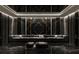 Elegant home theater with a plush sectional sofa and marble floors at 2251 Old Atlanta Rd, Cumming, GA 30041