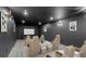 Home theater with comfortable seating and large screen at 2251 Old Atlanta Rd, Cumming, GA 30041