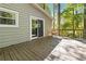 Deck with sliding door access from the house at 5595 Deerfield Trl, Atlanta, GA 30349