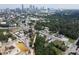 Aerial view showing the property's location near Atlanta's skyline at 1005 Sims Nw Ave, Atlanta, GA 30318