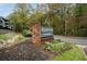 Weatherstone Condominiums entrance with landscaping at 1108 Weatherstone Ne Dr, Atlanta, GA 30324