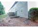 Small patio with wooden fence and grassy area at 2158 Executive Dr, Duluth, GA 30096