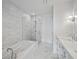 Spa-like bathroom with soaking tub and walk-in shower at 3630 Peachtree Ne Rd # 3106, Atlanta, GA 30326