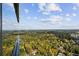 Expansive balcony view showcasing lush trees and cityscape at 3630 Peachtree Ne Rd # 3106, Atlanta, GA 30326