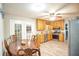 Updated kitchen with stainless steel appliances and wood cabinets at 680 Sherwood Dr, Jonesboro, GA 30236