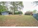 Large backyard with shed and plenty of open space at 680 Sherwood Dr, Jonesboro, GA 30236