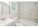 Clean bathroom with tub and shower at 429 Landers Sw Dr, Mableton, GA 30126