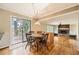 Bright dining area with hardwood floors and access to a deck at 2958 Applewood Ne Ct, Atlanta, GA 30345