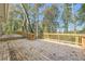Large deck with wooded backdrop at 2958 Applewood Ne Ct, Atlanta, GA 30345