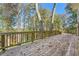 Wooden deck overlooking a wooded area at 2958 Applewood Ne Ct, Atlanta, GA 30345