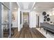 Bright entry hall with hardwood floors and views to living areas at 3759 Tielman St, Snellville, GA 30078