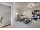 Upstairs loft offering a daybed and storage at 3759 Tielman St, Snellville, GA 30078