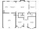 Floor plan showing kitchen, living and Gathering rooms at 360 Darkwater Sw Ct, Atlanta, GA 30331