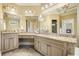Bathroom with granite countertops and double sinks at 5955 Tibor Nw Dr, Acworth, GA 30101