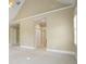 Spacious bedroom with high ceilings and carpet flooring at 5955 Tibor Nw Dr, Acworth, GA 30101
