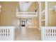 Grand two-story great room with tile floors and balcony at 5955 Tibor Nw Dr, Acworth, GA 30101