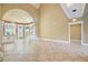 High-ceiling great room with tile floors and an open floor plan at 5955 Tibor Nw Dr, Acworth, GA 30101