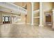 Spacious great room with high ceilings, tile floors and a balcony at 5955 Tibor Nw Dr, Acworth, GA 30101