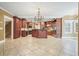 Large kitchen with an island and stainless steel appliances at 5955 Tibor Nw Dr, Acworth, GA 30101