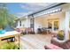 Spacious deck with seating area and dining table at 51 Riverbirch Way, Dallas, GA 30157