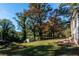 Spacious backyard with shed and tree coverage at 6055 Blackhawk Se Trl, Mableton, GA 30126