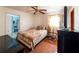 Bright bedroom featuring a double bed and en-suite bathroom access at 6055 Blackhawk Se Trl, Mableton, GA 30126