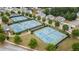 Aerial view of community tennis courts at 143 Templeton Ln, Villa Rica, GA 30180