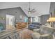 Cozy living room with hardwood floors and comfortable seating at 3413 Greystone Dr, Loganville, GA 30052