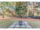 Backyard fire pit and sitting area at 1870 Mayfield Rd, Alpharetta, GA 30009
