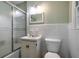 Simple bathroom with white tile and a shower/tub at 3766 Citation Dr, Decatur, GA 30034