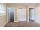 Bedroom with double closets, laundry access and hallway access at 3851 Bonnie Se Ln, Atlanta, GA 30354