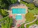 Two-tiered swimming pool with surrounding lounge chairs at 10 Perimeter Summit Ne Blvd # 3207, Atlanta, GA 30319