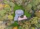 Bird's eye view of a home surrounded by lush trees at 220 Spring Branch Dr, Canton, GA 30115