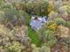 Home with a large backyard surrounded by trees at 220 Spring Branch Dr, Canton, GA 30115