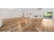 Bright and spacious living room with hardwood floors and access to the backyard at 513 Duke Dr, Marietta, GA 30066