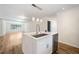 Open concept kitchen with large island and stainless steel appliances at 513 Duke Dr, Marietta, GA 30066