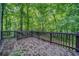 Deck overlooking a wooded area with ample privacy at 1397 Thomas Rd, Decatur, GA 30030