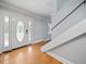 Bright entryway with hardwood floors and elegant door at 8291 Highway 5, Whitesburg, GA 30185