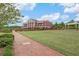 Community center with lush green lawn and brick pathway at 4385 Hamilton Mill Rd, Buford, GA 30518