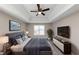 Main bedroom with large bed, TV, and plenty of natural light at 214 Kensington Trce, Stockbridge, GA 30281