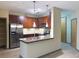 Modern kitchen with stainless steel appliances and granite countertops at 898 Oak Sw St # 1412, Atlanta, GA 30310